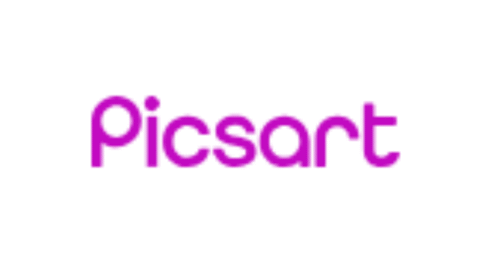 Picsart logo – AI photo editing app with colorful text
