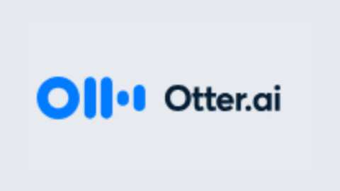 Otter.ai logo - AI transcription tool with blue otter mascot