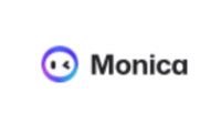 Monica AI logo - browser-based AI assistant with colorful icon