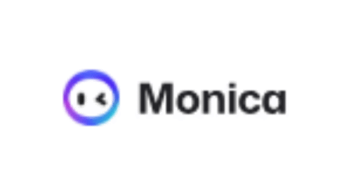 Monica AI logo - browser-based AI assistant with colorful icon