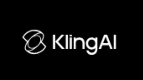 Kling AI video generator logo with futuristic design
