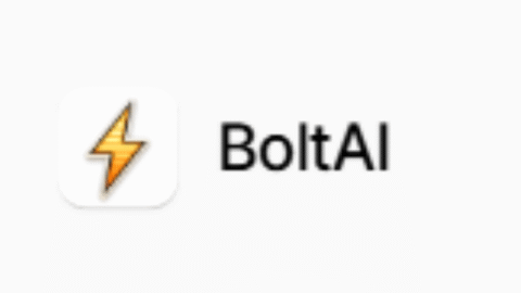 BoltAI macOS AI assistant logo - lightning bolt icon