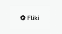 Fliki AI video maker logo with purple gradient design