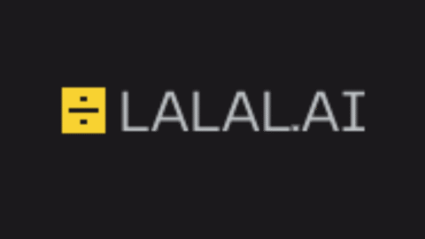 LALA.AI logo - voice cloning tool with purple waveform icon