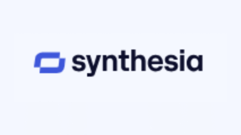 Synthesia AI video generator logo with blue avatar icon