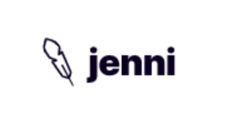 Jenni AI writing assistant logo with notebook icon