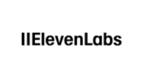 ElevenLabs AI voice generator logo with soundwave icon