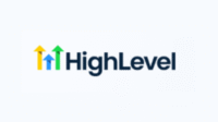 Official HighLevel logo for the all-in-one AI marketing CRM platform.