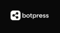 The Botpress logo, a stylized blue "B" mark, for their conversational AI platform.