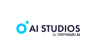 Clean white-on-purple logo for AI Studios, an AI video generation platform.